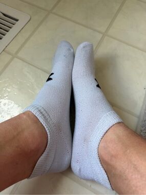 Well worn under Armour ankle socks